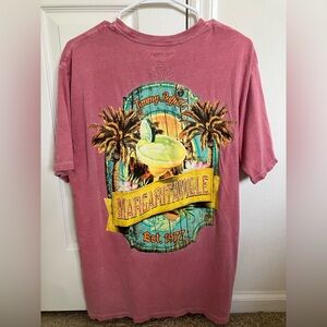 Jimmy Buffett Margaritaville Nashville Red T-Shirt Size Large